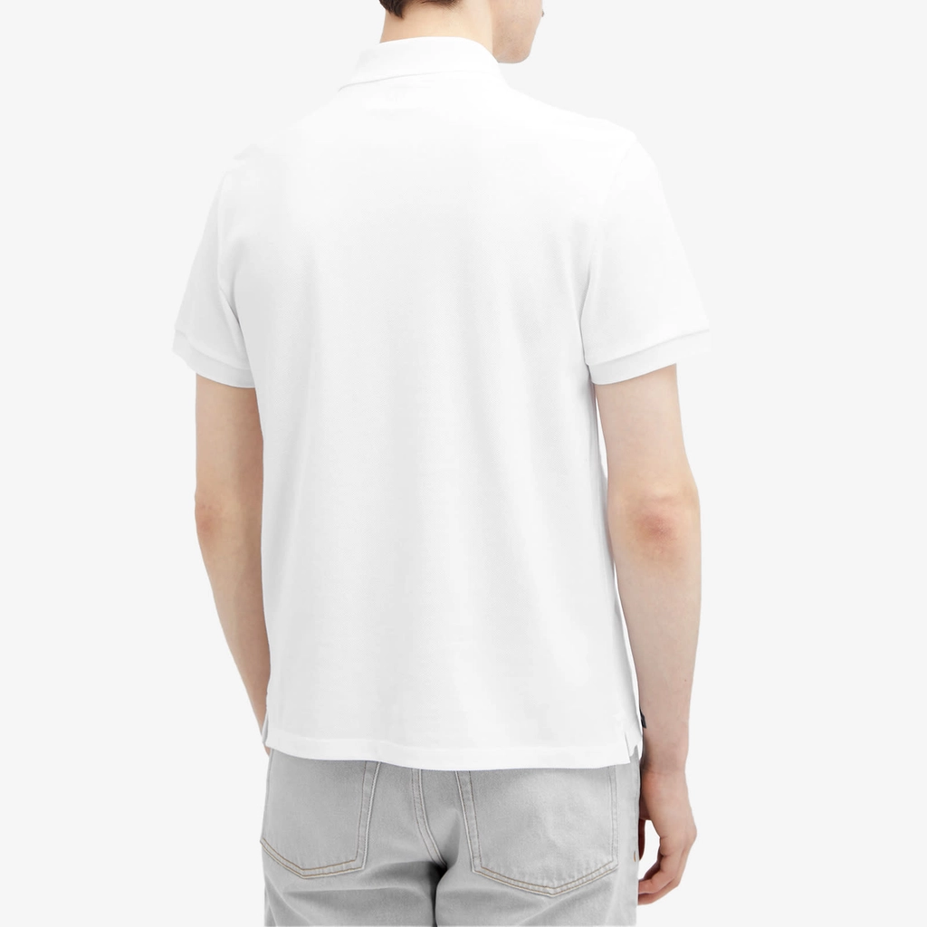 AMI Paris Men's Small A Heart Polo White